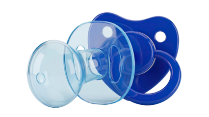 Two Blue Pacifiers