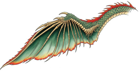 Obraz premium Dragon Wing png Reptile Wing cutout Fantasy Wing png Scaled Wing cutout Wyvern Wing png Creature Wing cutout Dragon Anatomy png Wing Structure cutout