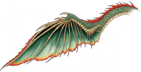 Dragon Wing png Reptile Wing cutout Fantasy Wing png Scaled Wing cutout Wyvern Wing png Creature Wing cutout Dragon Anatomy png Wing Structure cutout