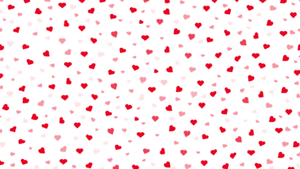 Background of hearts, PNG format.
