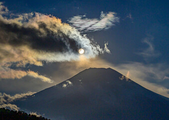 山中湖から富士山とバールン