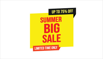 summer big sale up to 75% off limited time only
