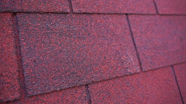 Bituminous Roof Shingle Texture Background with Granular Surface
