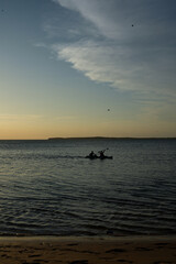 Fototapeta premium Mozambique, Maputo, santa Maria, africa, boat, ocean, nature, coast, fishing, landscape, clouds, cloud, dusk, ilha de inhaca, ilha dos portugueses