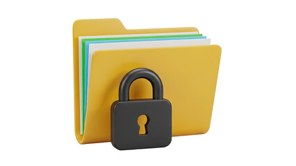 Secure Folder Icon with Lock
