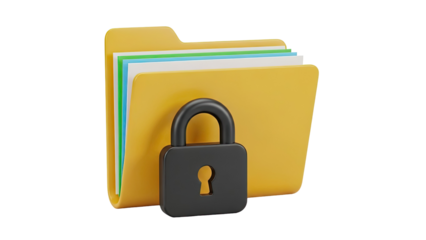 Secure Folder Icon with Lock