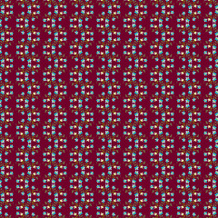 Country style tiny flowers pattern Cute simple spring summer floral fabric, wallpaper Blue simple flat wildflowers on a dark background Sewing fabric print Gift wrap Digital paper