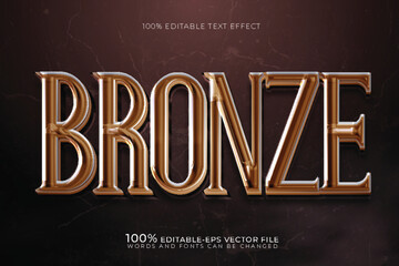 shiny bronze text effect