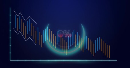Animation of data processing over 0 percent - Powered by Adobe