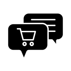 Shopping icon vector. Online shopping Illustration sign. Purchases symbol. Sale logo.