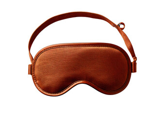 Sleep mask Brown isolated on transparent or white background