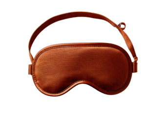 Sleep mask Brown isolated on transparent or white background