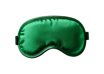 Sleep mask Green isolated on transparent or white background
