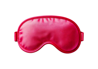 Sleep mask Pink isolated on transparent or white background