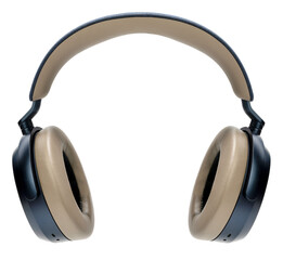 Wireless headphones isolated on white background, Wireless headphones sport Game device on white With clipping path.