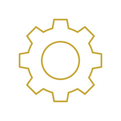 Cogwheel group black vector icon. Gear set simple glyph web symbol. Editable design vector illustration.