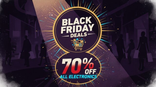 Exclusive Black Friday electronics sale spotlighting massive 70% discounts for avid shoppers