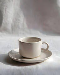 cup of coffee on the table