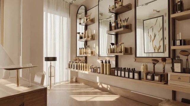 Hairdressing product store.