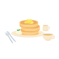 pancake menu set