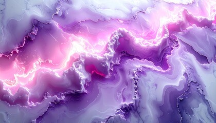 Abstract Swirling Purple and Pink Nebula Cloud Formation.