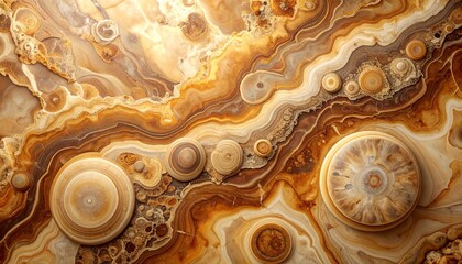 Abstract Swirling Patterns of Natural Onyx Stone Texture.
