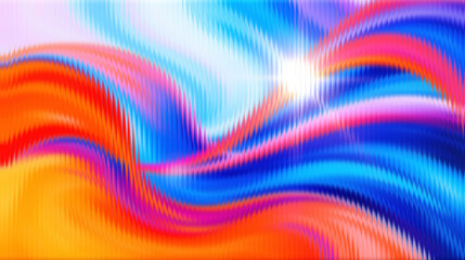 Vibrant colorful abstract background with swirling light effects