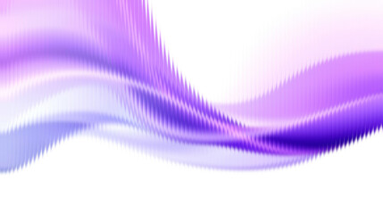 Vibrant purple wave pattern on white background for design
