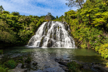 Obraz premium Owharoa Falls in Waikato, New Zealand