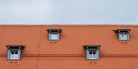 Dach mit Dachgauben, Rathaus, Lichtenfels, Oberfranken, Franken, Bayern, Deutschland