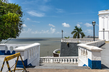 Sao Marcos Beach, Baia de Sao Marcos in the city of Sao Luis MA, Brazil