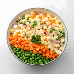 traditional russian salad olivier