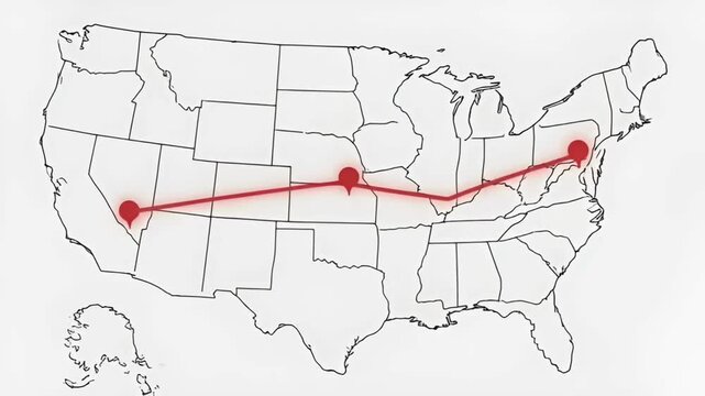 united states of america map