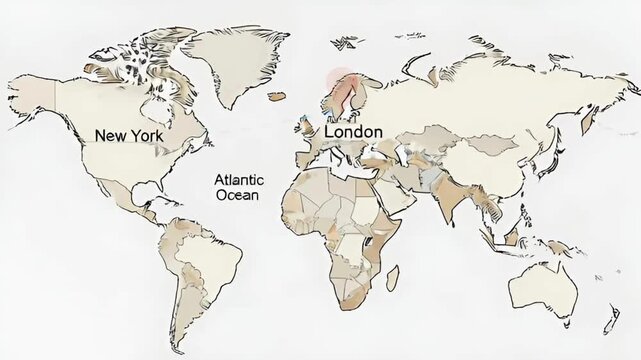 world map background