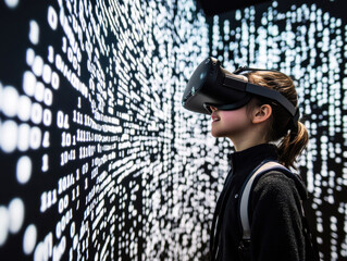 Engaging with virtual reality technology in an interactive space