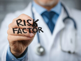 Doctor explaining risk factors for health during consultation in