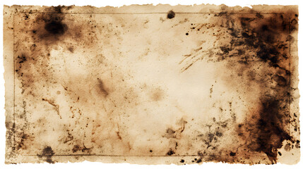 Antique paper with aged stains