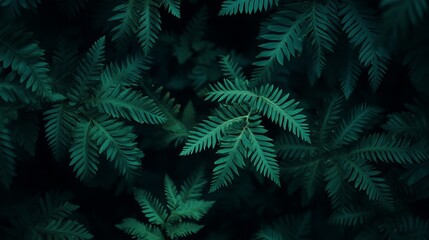 Vibrant Forest Canopy Overhead A Lush Tapestry of Greenery with Sunlight Filtering Through Leaves