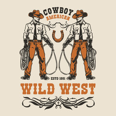 Wild West cowboy culture