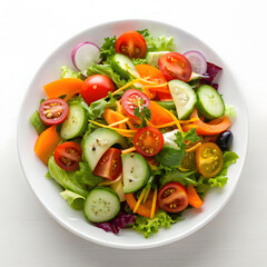 fresh and delicious vegetable salad