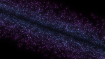  Dark blue nebula glowing with bright cosmic light, forming a deep space fantasy background filled with galactic atmosphere. © Viktor_D