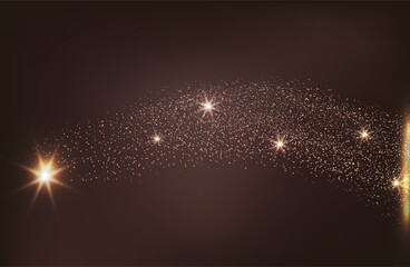 glitter lights grunge background, glitter defocused abstract Twinkly Lights and Stars Christmas Background. Happy holiday background 