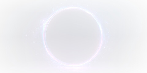 Magic ring of sparkling particles on transparent background PNG,overlay,effect