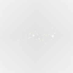 Overlay. golden star, light effect, glitter particles and stars.Magical glow PNG
