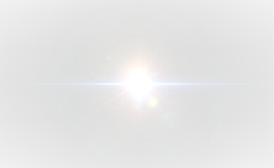 Transparent glowing explosion effect PNG, overlay.Bright light with sparkling star 