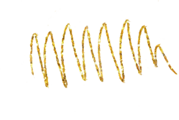 Glitter Hand Drawn Brush Stroke Transparent