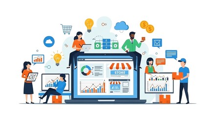 Commerce collaboration on a digital store