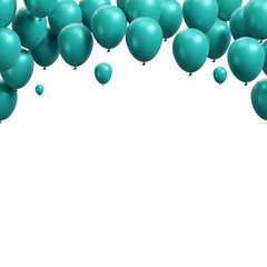 Teal Balloons