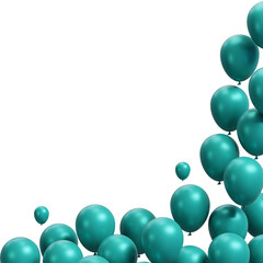 Teal Balloons