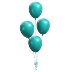 Teal Balloons